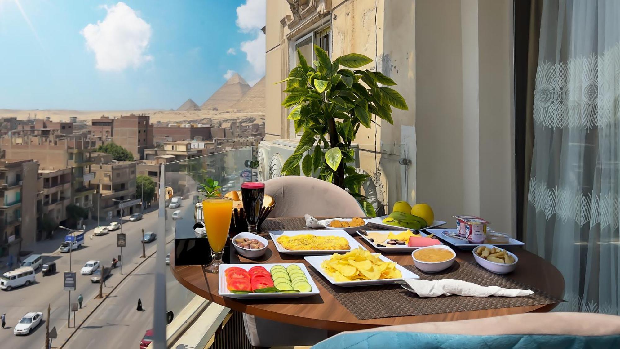 Bed and Breakfast Imperial Pyramids Heights View Nazlet el-Sîsi Exterior foto