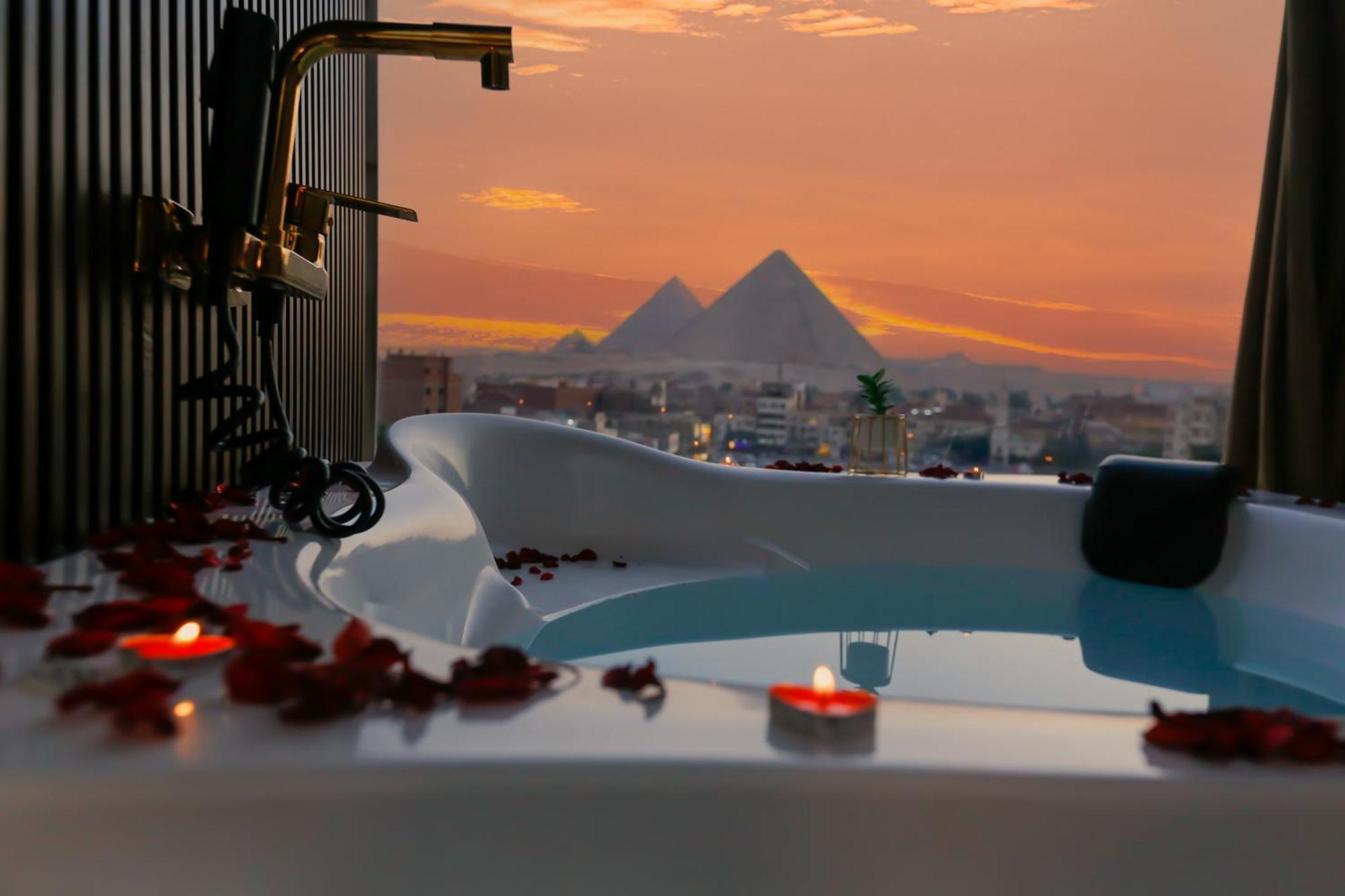 Bed and Breakfast Imperial Pyramids Heights View Nazlet el-Sîsi Exterior foto